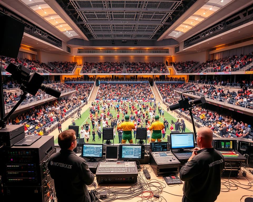 Veranstaltungstechnik Verleih bei Sportevents