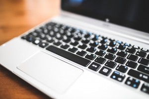 a laptop keyboard