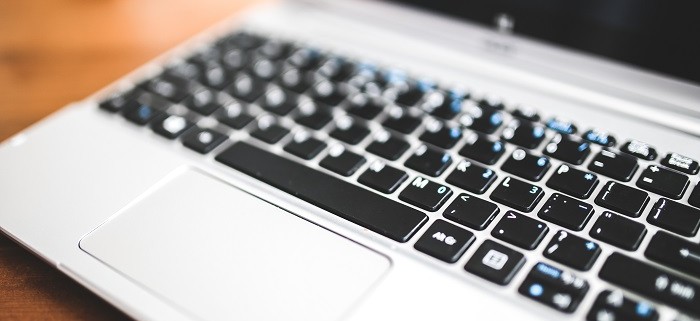 a laptop keyboard